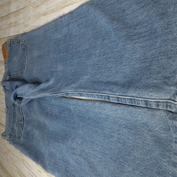 Levi's 517 Medium Blue Bootcut Blue Jeans Size W36 L34 - Picture 11 of 16